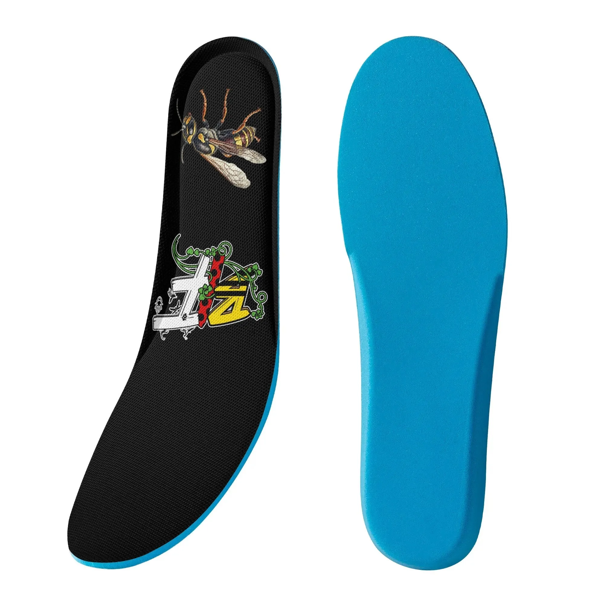 Blk Insct Famili Mens Rubber Slip On Shoes
