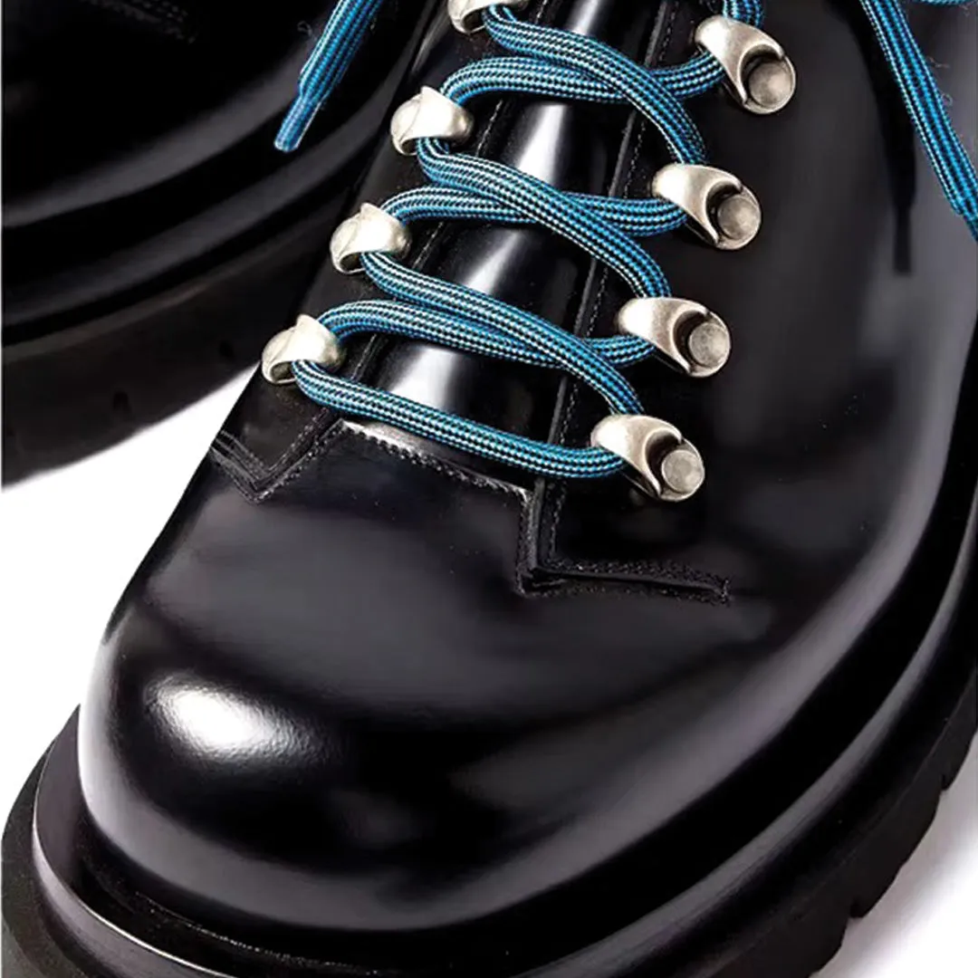 Blue Lace Derby Boot