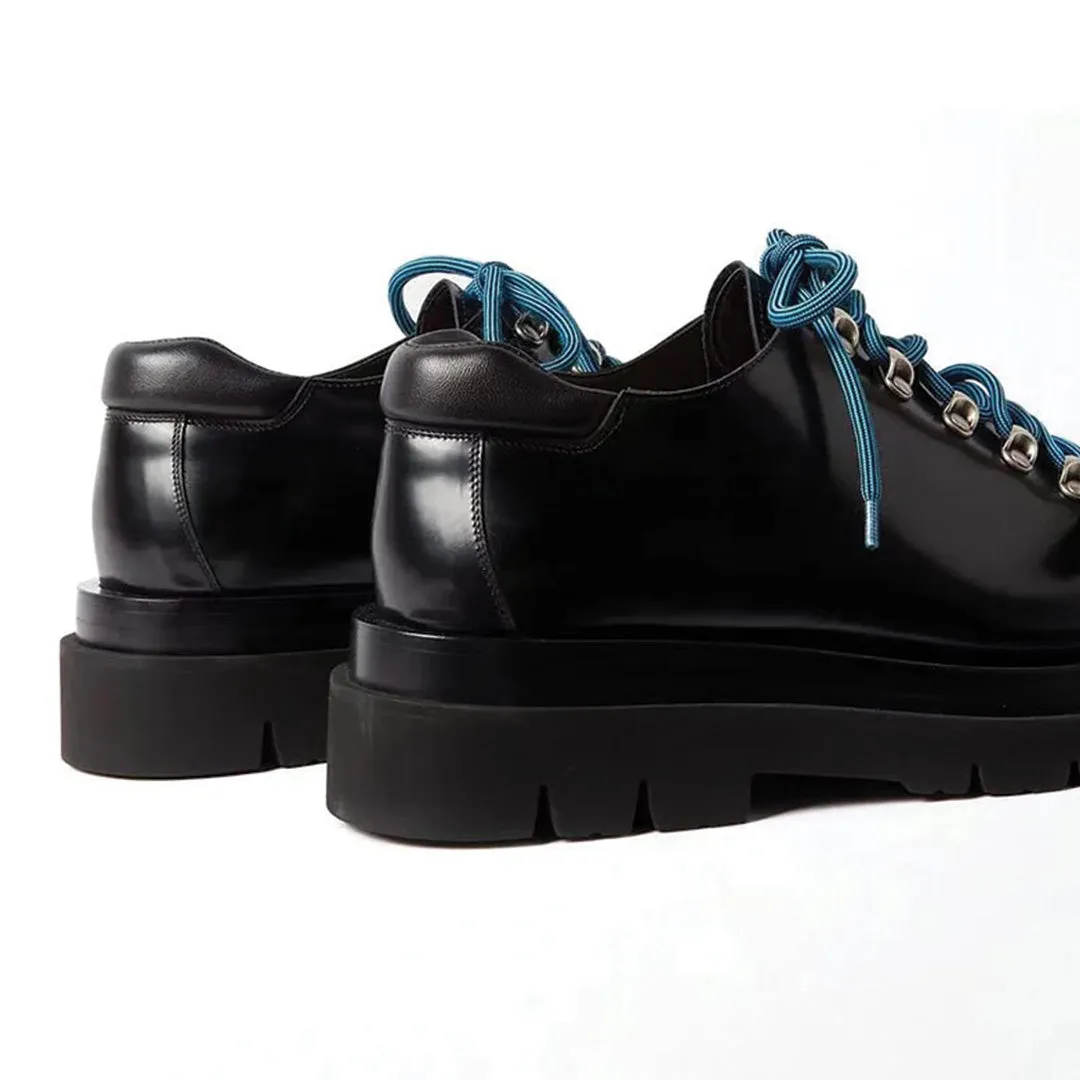 Blue Lace Derby Boot