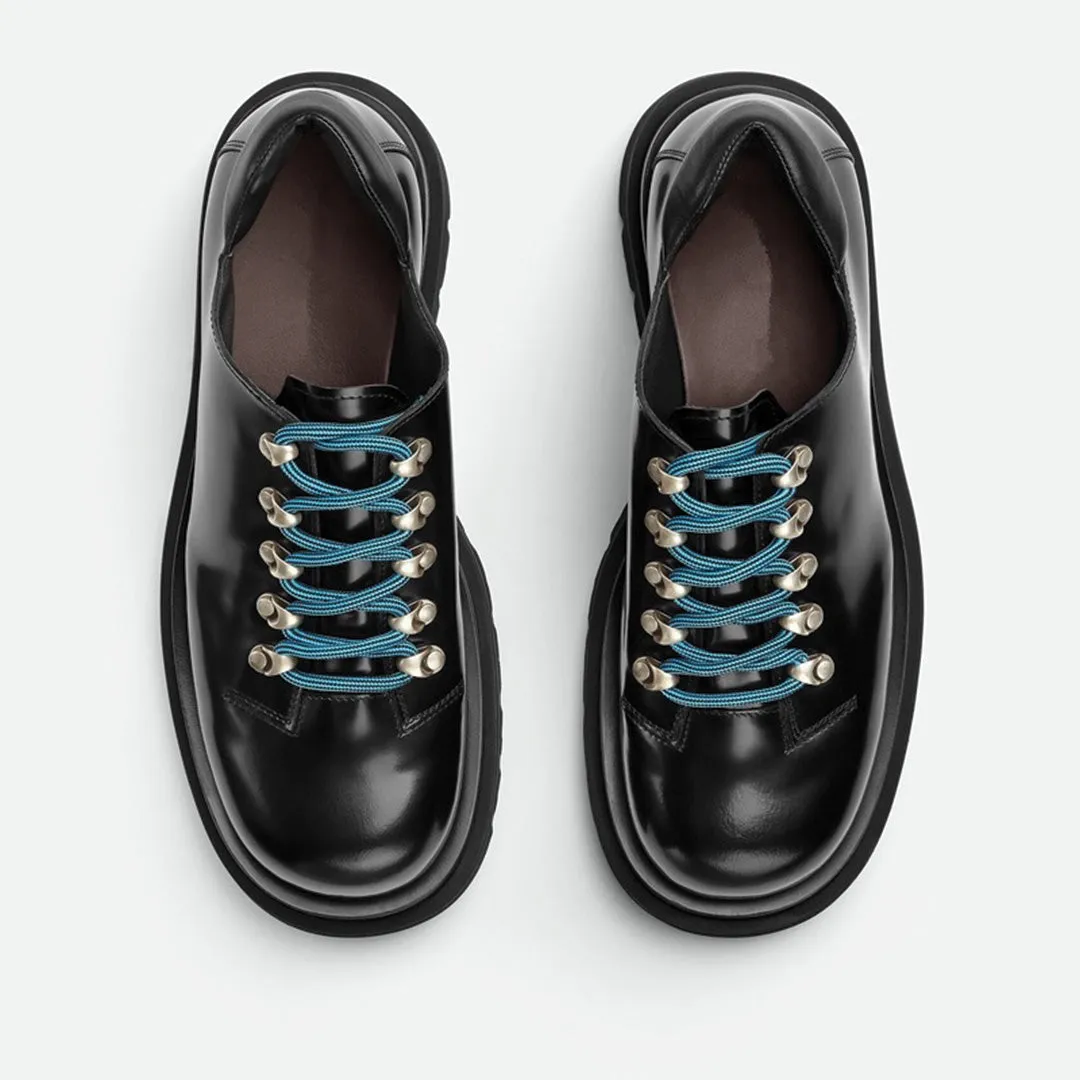 Blue Lace Derby Boot