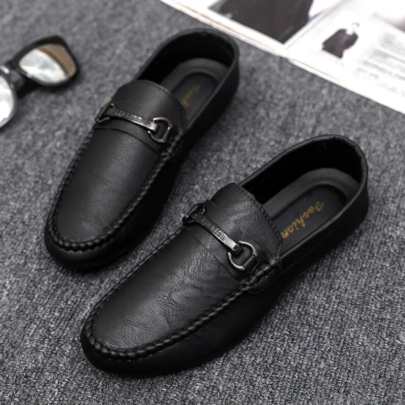 Bootara Men's Premium Leather Loafers – Soft Sole, Durable, Stylish Slip-On Casual Shoes for Business & Leisure