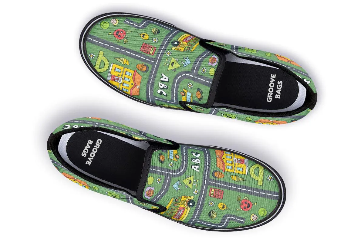 Childhood Roadmap Slip-On Shoes