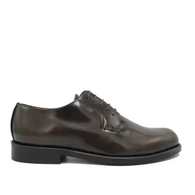 DERBY LACED 044 DARK BROWN POLISHED