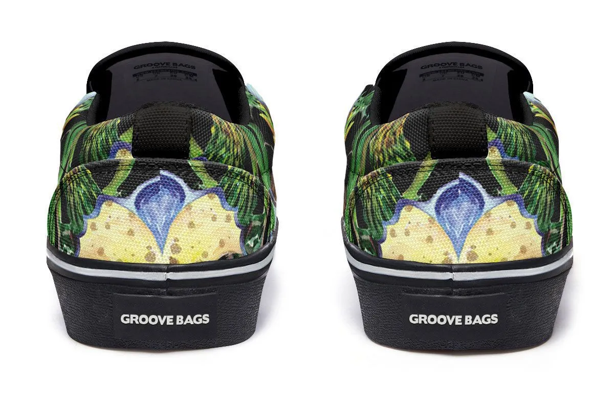 Floral Pig Slip-On Shoes