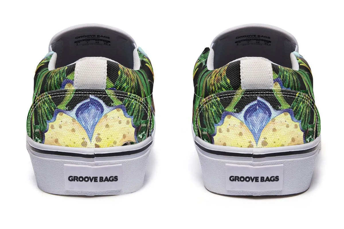 Floral Pig Slip-On Shoes