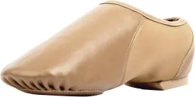 Girls Vegan Leather Jazz Shoes,Soft Vegan Leather Dance Slippers for Toddler/Little Kid/Big Kid