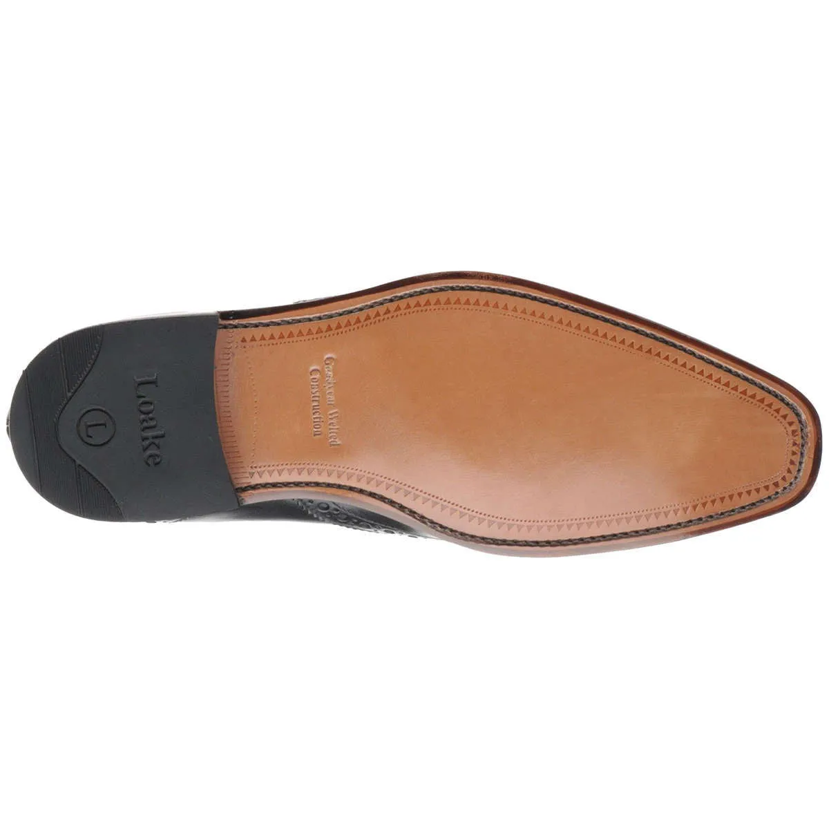 Loake Kruger Polished Leather Men's Brogue Shoes