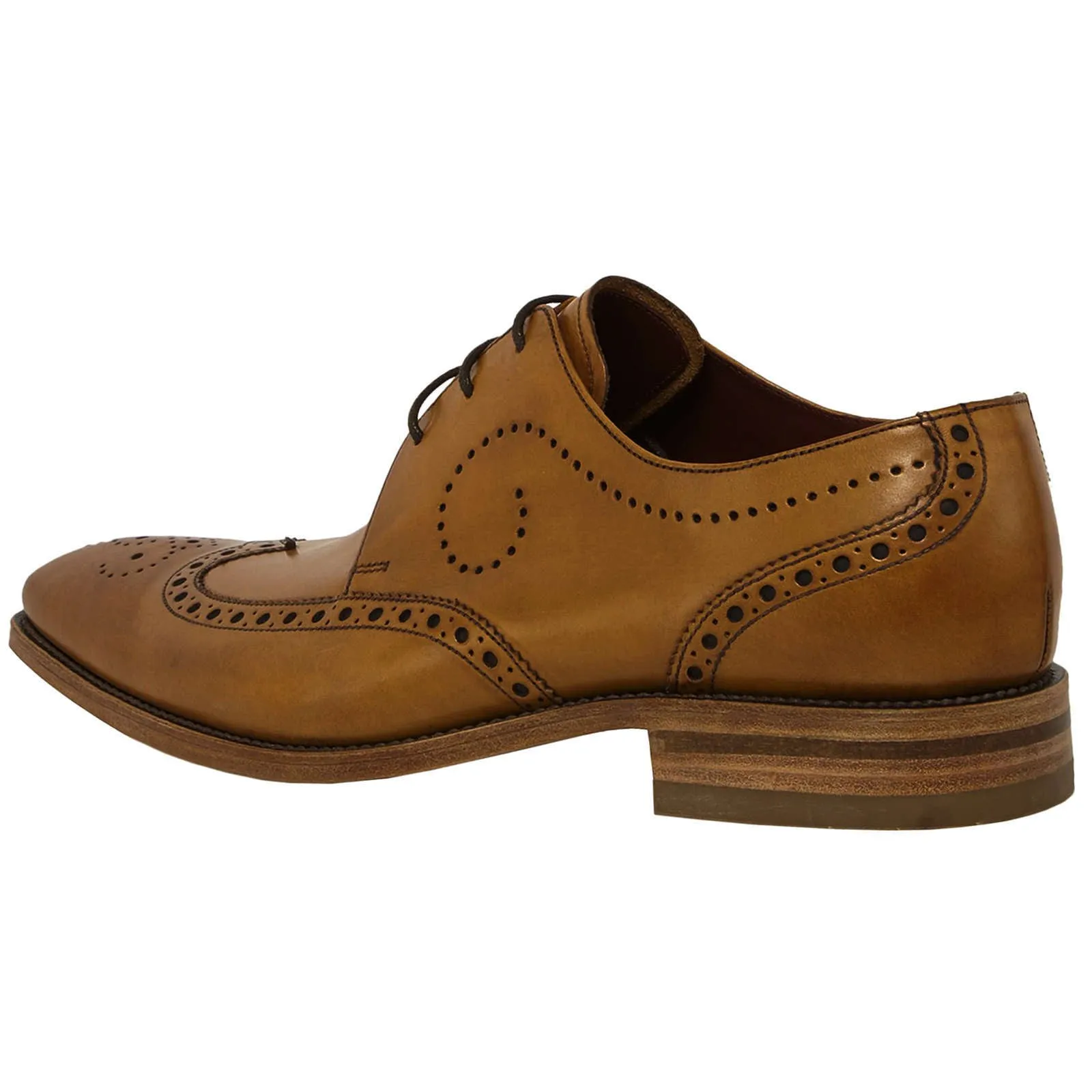 Loake Kruger Polished Leather Men's Brogue Shoes
