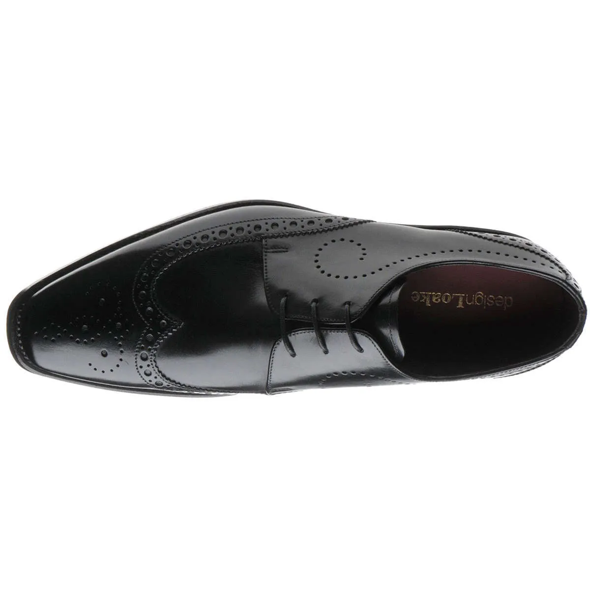Loake Kruger Polished Leather Men's Brogue Shoes