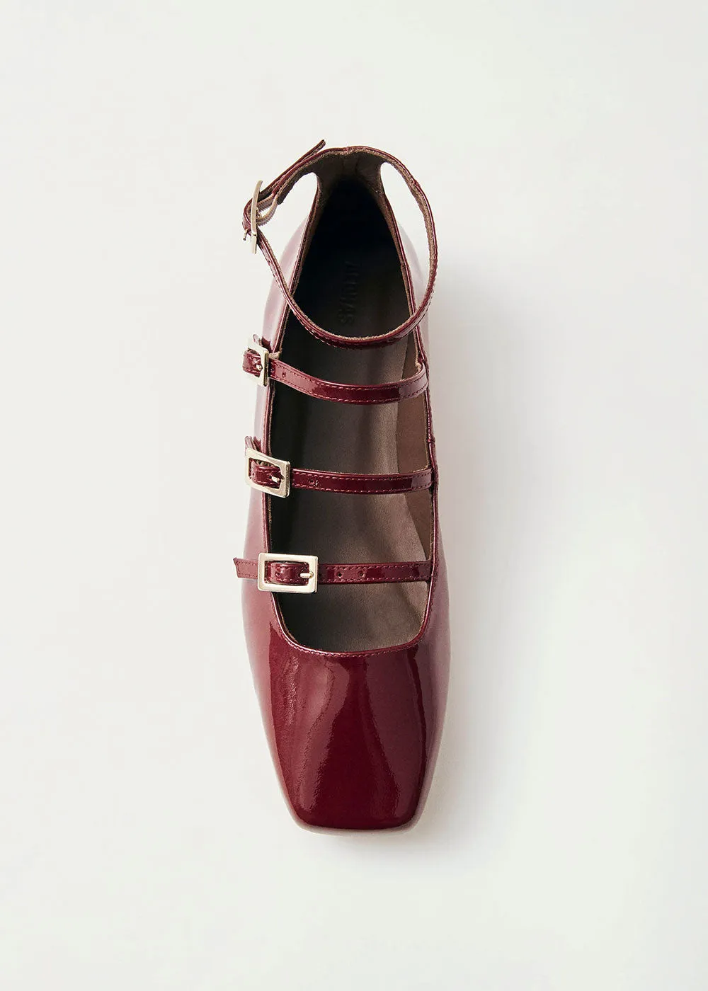 Luke Onix Ballet Flats - Burgundy