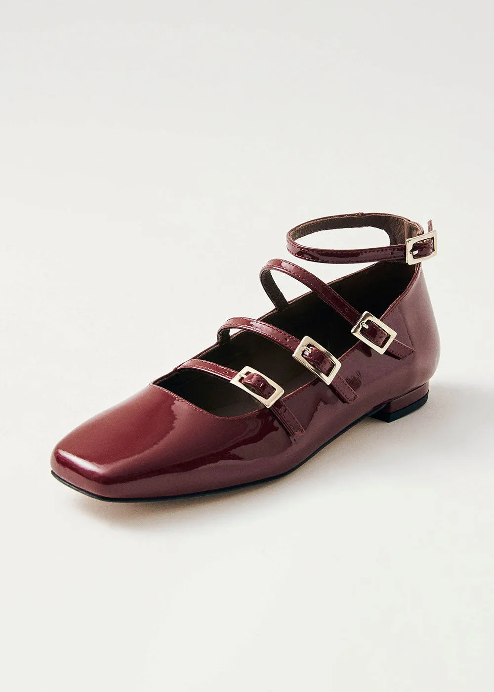Luke Onix Ballet Flats - Burgundy