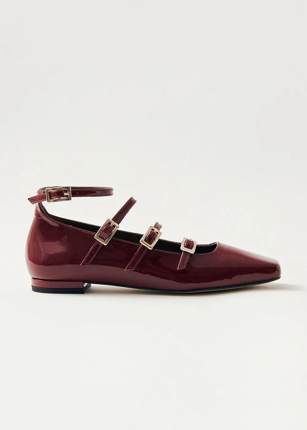 Luke Onix Ballet Flats - Burgundy