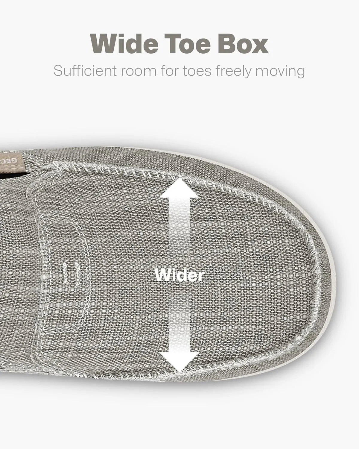 Mens Slip On Shoes, Mens Boat Shoes with Arch Support, Orthopedic Canvas Loafers for Plantar Fasciitis, Indoor & Outdoor Walking Slippers Shoes for Pain Relief