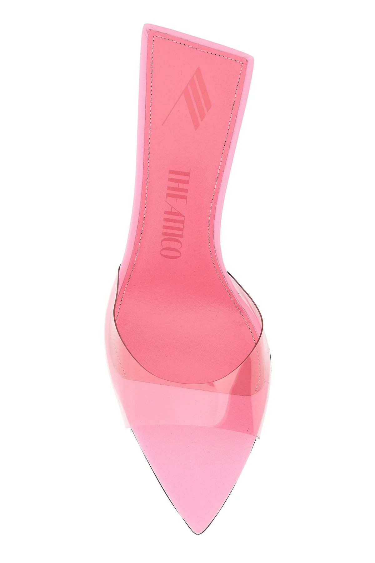 Pink PVC Ester mules