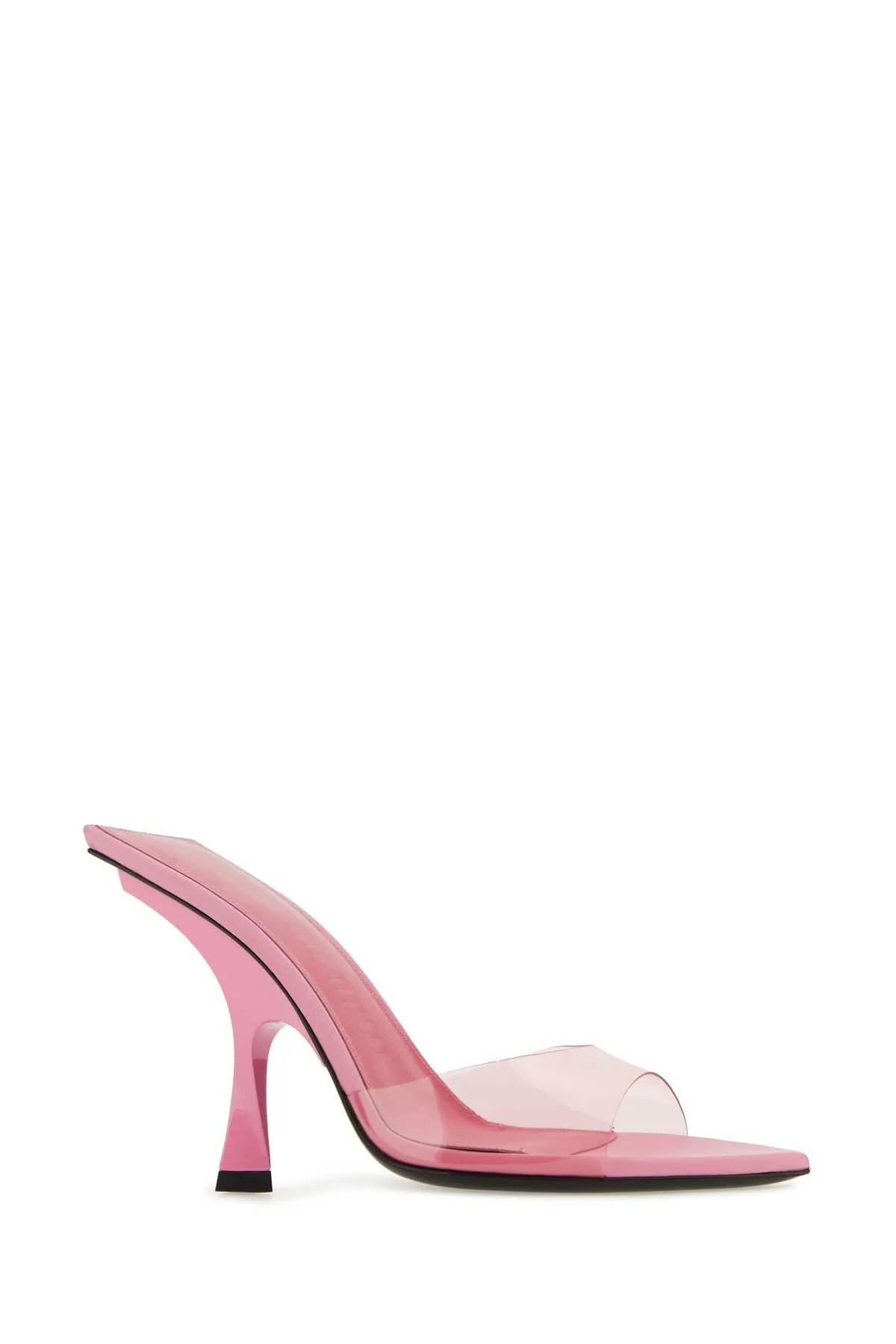 Pink PVC Ester mules