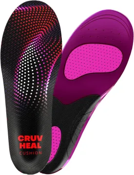 Running Insoles Men Women - Athletic Shock Absorbing Gel Insoles - Runners Knee - Reduce Muscle Soreness - Plantar Fasciitis - for Sport Shoes (S)
