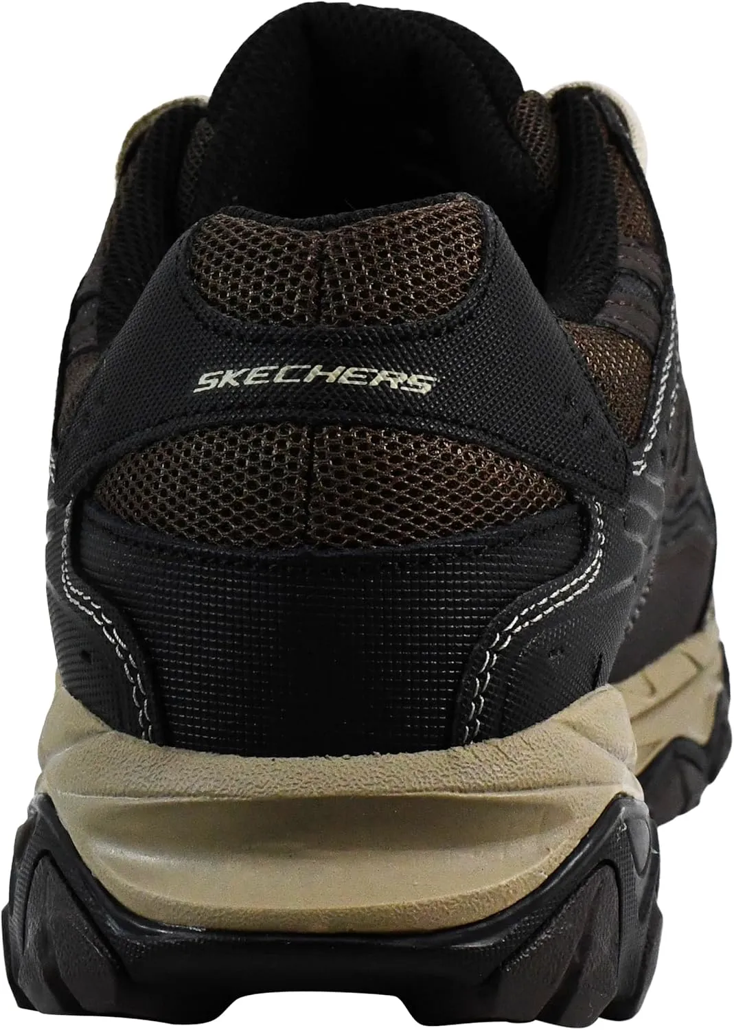 Skechers Men's Afterburn M. Fit Fashion Sneakers ?C Leather Upper, Memory Foam Insole, Rubber Outsole