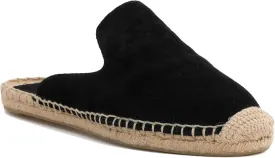 U-lite Women's Simple Mule Breathable Flat Espadrilles Shoes, Pure Color Mules