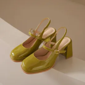 Vintage Aesthetic Mary Jane Pumps