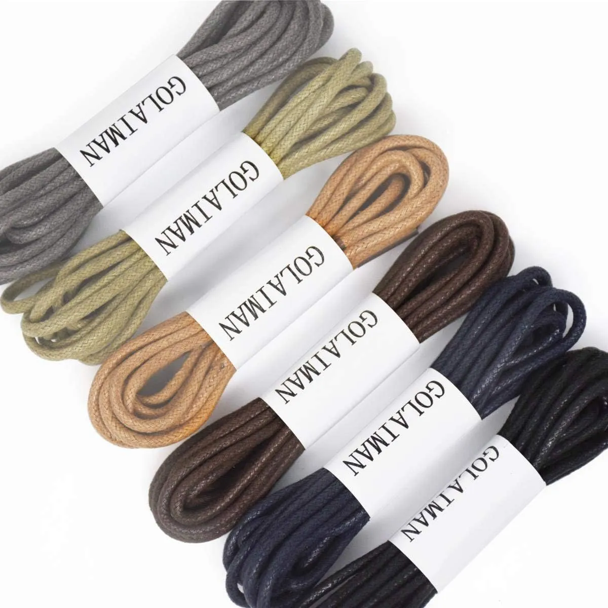 Waxed Dress Shoe Laces - Round Oxfords Shoelaces Leather Shoe Lace For Men Women