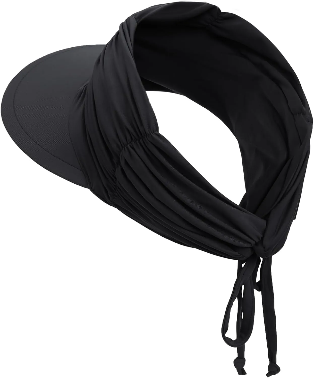Women Visor Sun Hat Adjustable Foldable Wide Brim Sun Hats Summer UPF 50  UV Protection Visor Cap for Outdoor Beach