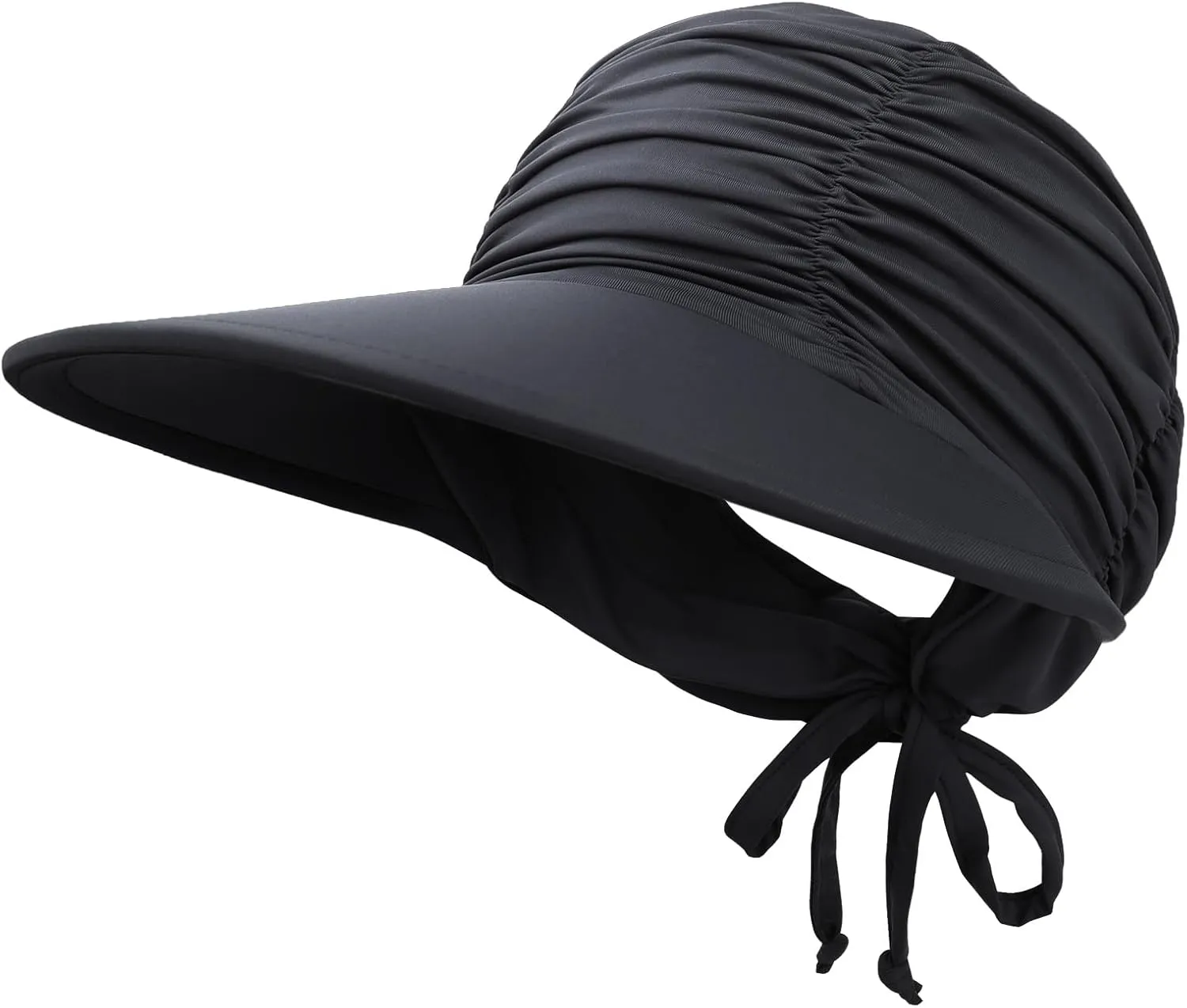 Women Visor Sun Hat Adjustable Foldable Wide Brim Sun Hats Summer UPF 50  UV Protection Visor Cap for Outdoor Beach